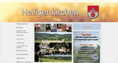 Desktop Screenshot of heiligenkirchen.de